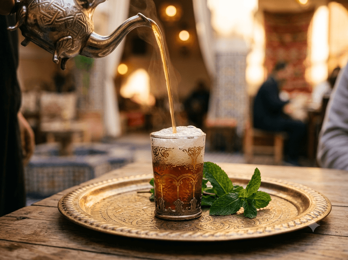 Le thé à la menthe
